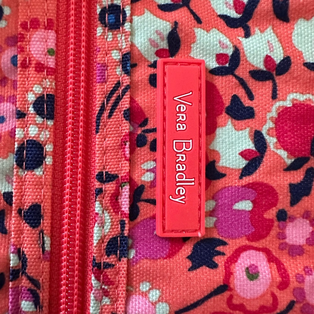 Vera Bradley Floral Crossbody Bag - Pink and Orange - Picture 4 of 4
